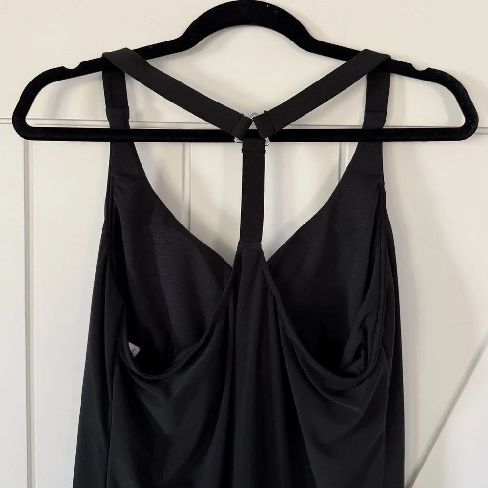 Supportive Y-Back Full Coverage Tankini Swimsuit Top